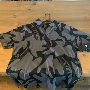 Nike SB Camo-print Collar Shirt
